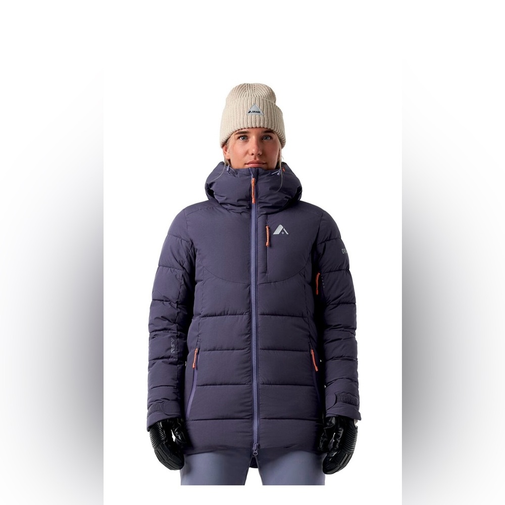 Women's Dark Purple Puffer Jacket